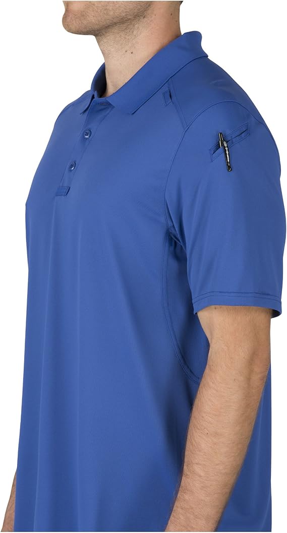 camisa polo azul oscuro