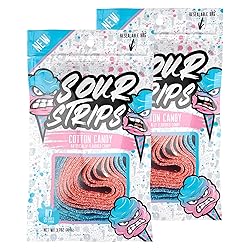 SOUR STRIPS Cotton Candy Flavored | Deliciously