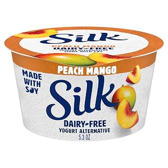 Silk, Soy Peach Mango Yogurt, 5.3 Ounce