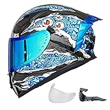 ILM Motorcycle Helmet Full Face with Pinlock