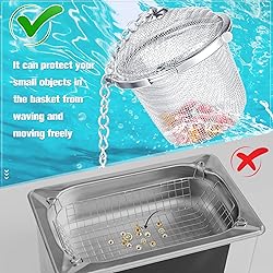 6 Pcs Ultrasonic Watch Parts Cleaner Baskets