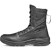 GARMONT TACTICAL T8 LE 2.0 Law Enforcement EMS Boots for Men and Women, Polishable Full Grain Leather, Lightweight and Breathable, Side Zipper, Uniform Compliant, 8" High, Black