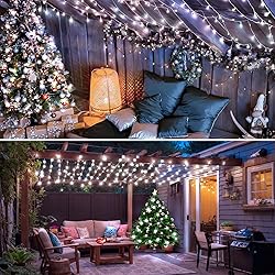 600FT 1500 LED Christmas String Lights Outdoor with