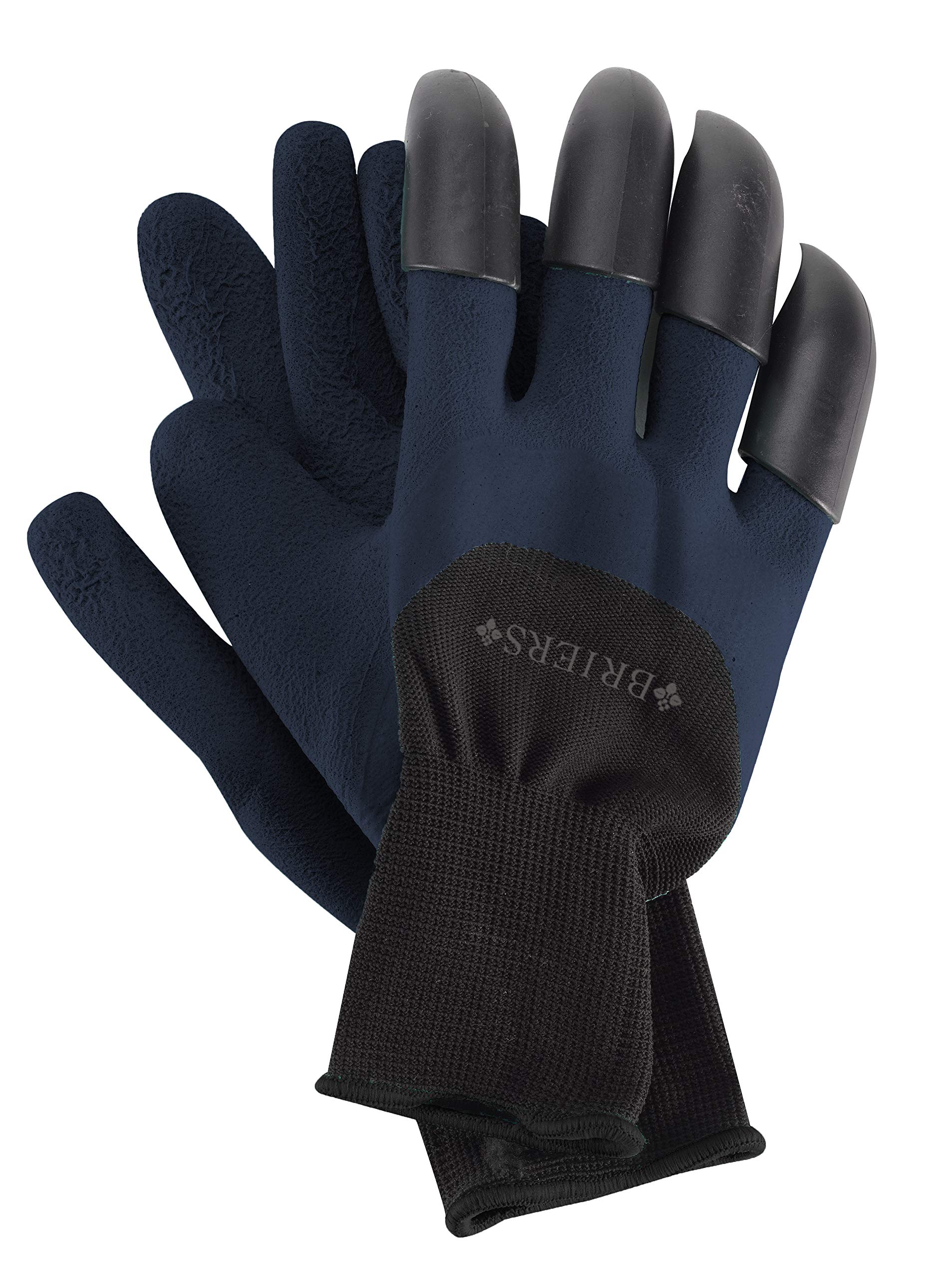 Briers Claw Grips Multitask Gardening Gloves Waterproof with Hi Grip and Stretch Cuff Puncture Resistant Garden Gloves Size M