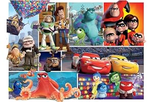 Ravensburger Disney Pixar Friends - 60-Piece Floor Puzzle | Perfect for Ages 4-6 | Unique, Anti-Glare Pieces | Enhances Concentration and Creativity | Climate Pledge Friendly