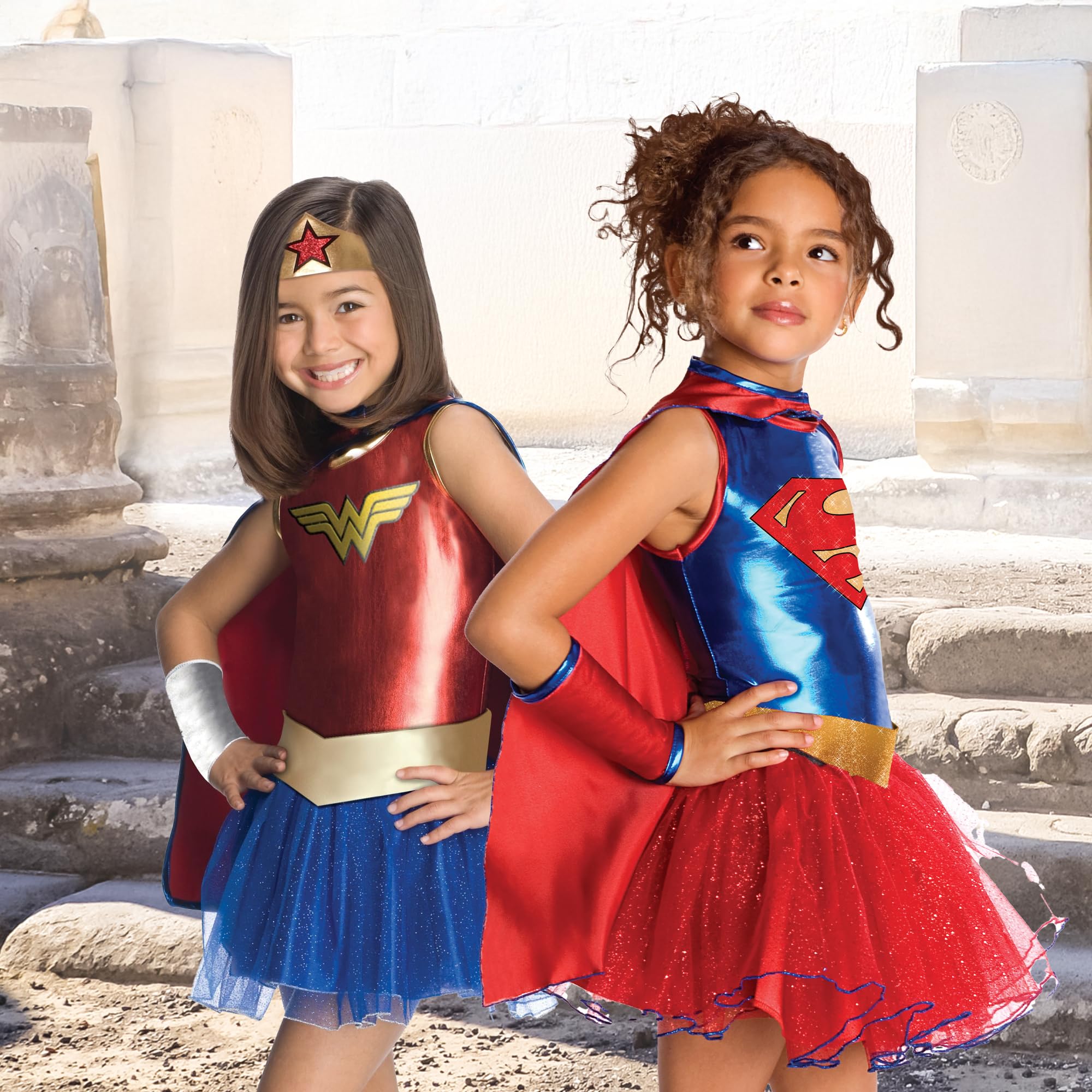 Rubies DC Comics Superheroes: Supergirl Costume Dress for Kids, Girl's Medium