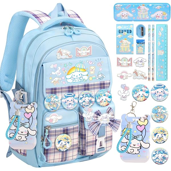 Amazon.com | Loungefly Cinnamoroll Daisy Gingham Mini  display picture 3