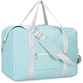 For Spirit Airlines Personal Item Bag 18x14x8 Foldable Travel Duffel Bag Underseat Carry on Luggage for Women (Mint Green)