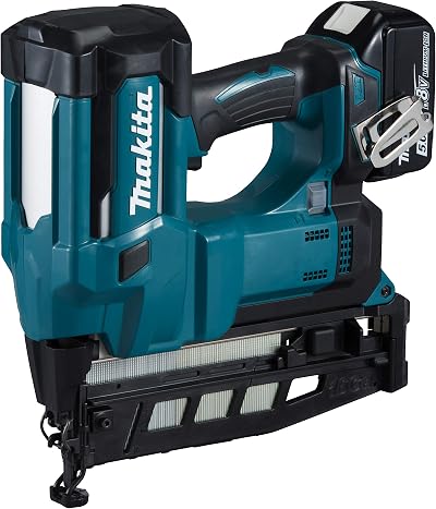 Makita DBN600RTJ 18V LXT Cordless 16G Finishing Nailer 2x5.0Ah Batteries Makpac