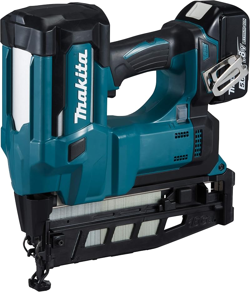 Makita DBN600RTJ 18V LXT Cordless 16G Finishing Nailer 2x5.0Ah Batteries Makpac