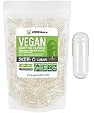 XPRS Nutra Size 0 Empty Capsules - 500 Clear Count
