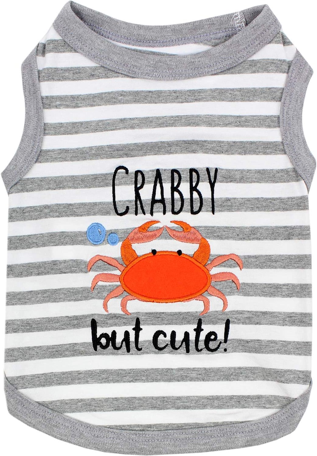 Parisian Pet Crab Tee Dog Clothes Tee T-Shirt, XS