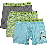 RICK AND MORTY mens 3-pack Boxer Brief Underwear