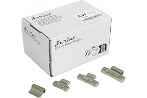 ZERINT AW-M120 Wheel Weight Kit AW Style 120pcs/kit;Grey 120pcs/kit: 1/4oz, 1/2oz, 3/4oz, 1oz 30pcs Each