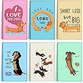 FuWeave 6 Pcs Dachshund Kitchen Dish Towels Weiner Dog Gifts for Women Farm Animal Dishcloth 16 x 24 Inches Farmhouse Tea Hand Towel Decorative for Bathroom Kitchen Housewarming Gifts