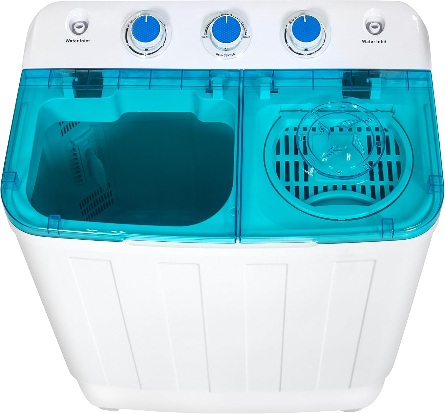 best choice products portable compact lightweight mini twin tub laundry washing machine