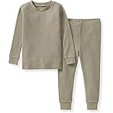 Burt's Bees Baby baby-boys Honeysoft Pajamas, Tee and Pant 2-piece Pj Set, Soft Organic Cotton & Lyocell Blend