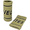 Velites I Green Flexible Fabric Wristband I Provides support and safety for your workouts I For a better grip on barbell I Protects sensitive skin and get the maximum comfort I One size fits all