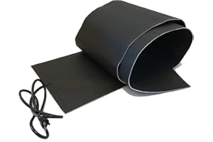 RHS VALLEY HEATER RHS Snow Melting System, Roof and Valley Heater, Ice and Snow Melting Mats, Sizes 8' feet x 13" inches, Color Black, 8 ft. mat Melts 2" inches of Snow per Hour, Buy Factory Direct, (8' ft. x 13" in.)