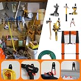 TECHSHARE Garage Hooks 12 Pack Heavy Duty Wall Hooks 4 Sizes with Screws view 5