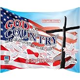 Scripture Candy, God &amp; Country Old-Fashioned Red, White &amp; Blue Soft Mint, 50 Pieces