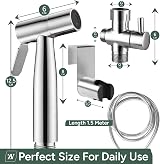 Zuvo Bidet Sprayer with 304 Stainless Steel UK Toilet Kit view 2