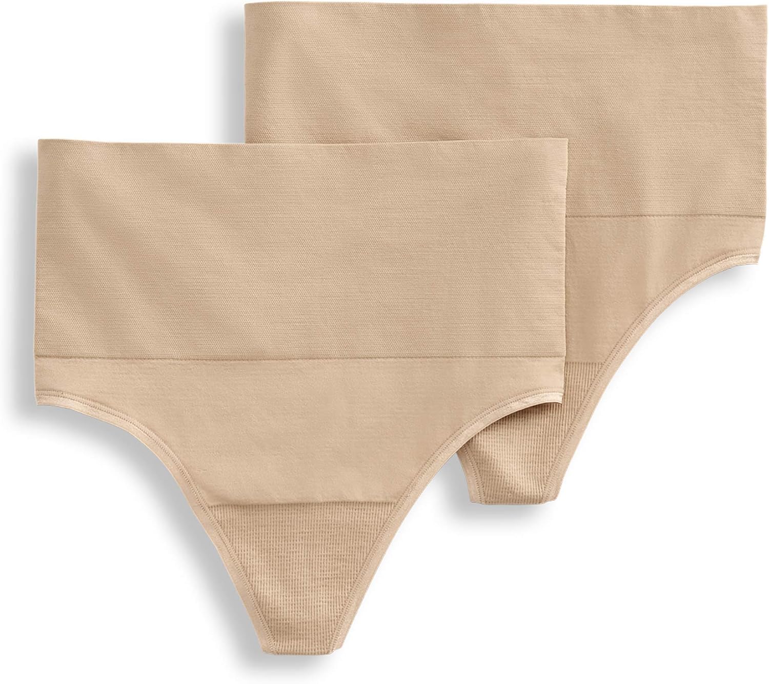 Jockey Life Women's Microfiber Stretch Shapewear Slimming Thong 5622, 2Pack at Amazon Women’s