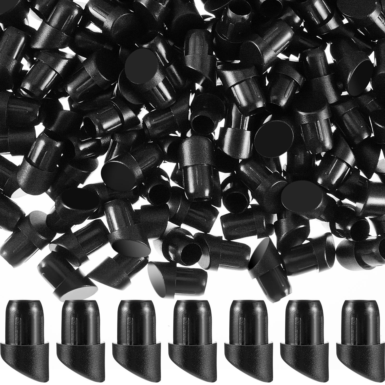 Photo 1 of Frienda 200 Pcs Plastic Stair Baluster Connectors for Diameter 3/4" Round Staircase Balusters Railing Adapter Mount Connectors for Home House Indoor Outdoor for 30-35 Degree
