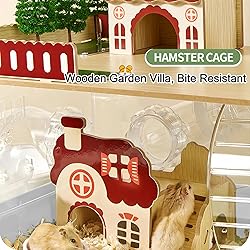 17 in 1 Clear Acrylic Hamster Cage with All