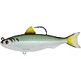 Live Target Blueback Herring Jointed Bait Saltwater 5 1/2" 9/0 Hook Medium/Slow Sinking Speed, Green/Bronze, One Size (BBS140MS703)