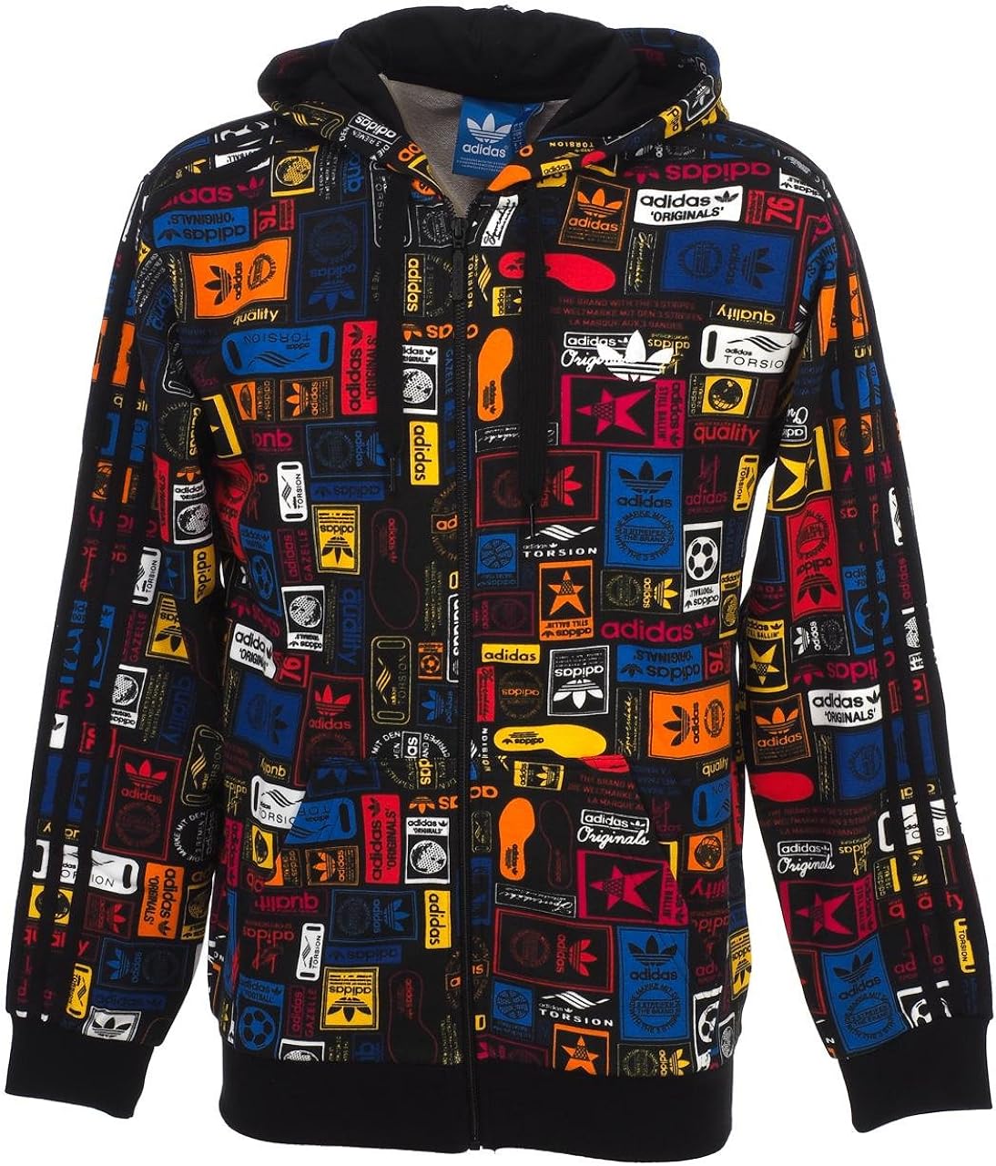 felpa adidas multicolor uomo