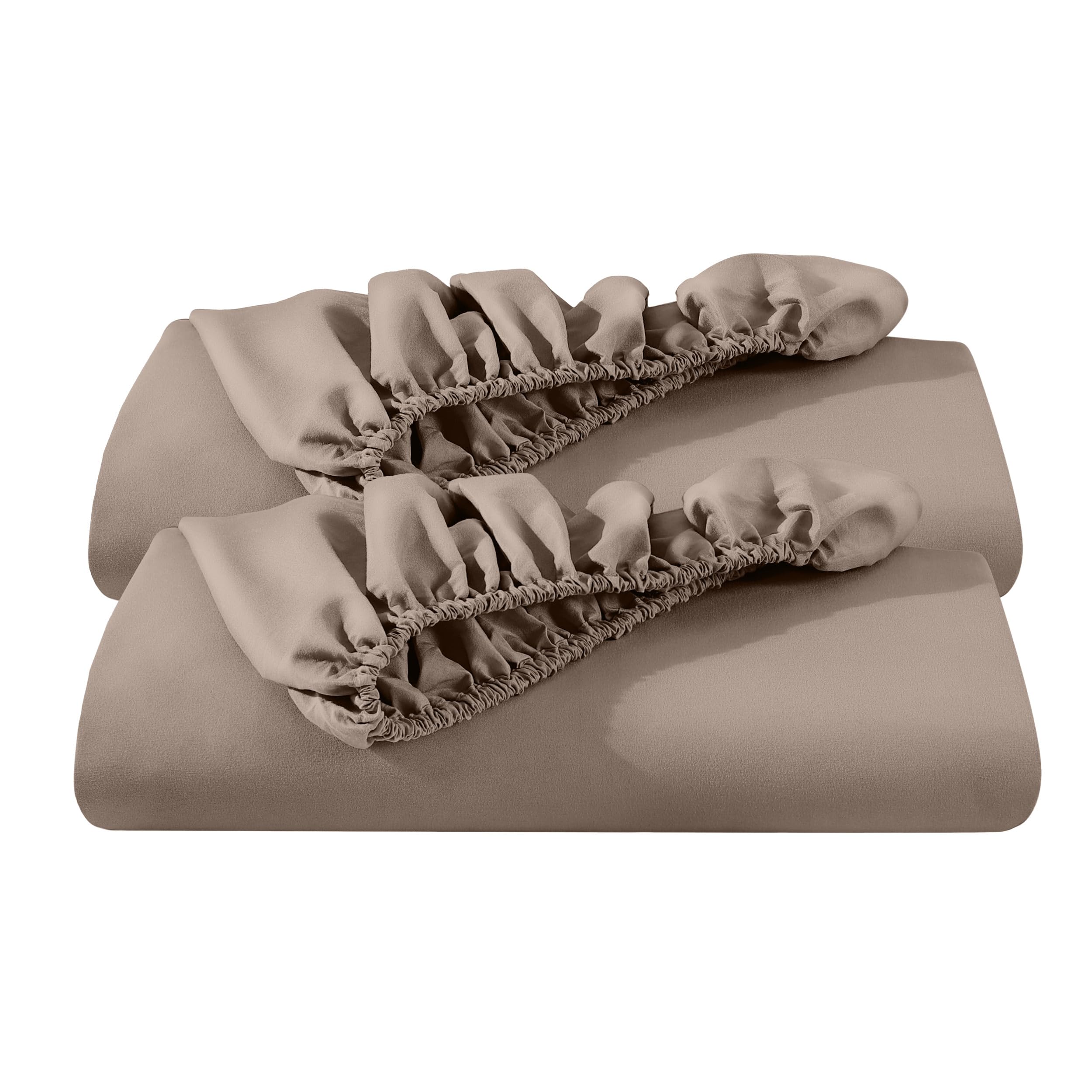 Bare Home 2-Pack Fitted Bottom Sheets Twin XL