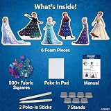 Skillmatics Poke-in Art Disney Frozen Craft Kit – Elsa & Anna, Mess-Free view 3