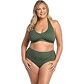 La Blanca Womens Halter Bikini Swimsuit Top