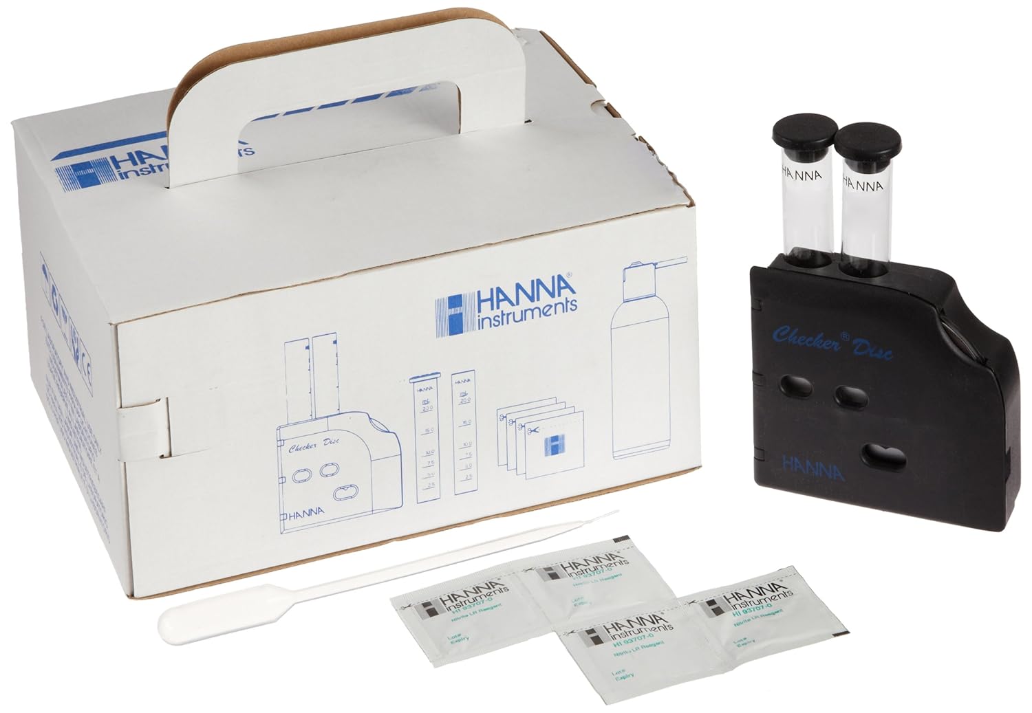 Hanna Instruments HI38051 Nitrite Test Kit with Checker Disc, For 100 Tests Lab Chemical