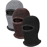 3 Pcs Winter Balaclava Ski Masks Warm Knitted Fleece Face Cover for Men Women Cold Weather Outdoor Sports Cycling