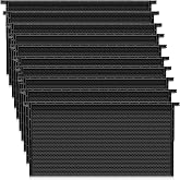 DoubleFill 10 Pack Plastic Beehive Frames and Wax Foundations, Black | All in One Bee Hive Frames, Beeswax Coated, Foundations Bee Frames, Beekeeping Frames for Deep Brood Bee Hives, 9 1/8 Inches