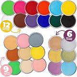Blue Squid PRO Face Paint 60g White Black Water-Based 2oz Professional Palette view 5