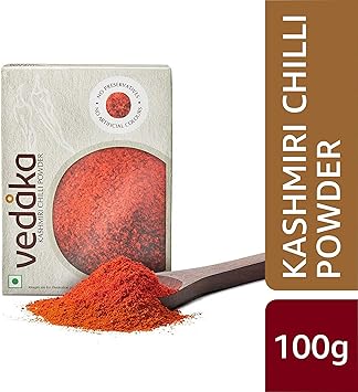 Amazon Brand-Vedaka Kashmiri Chilli (Lal Mirch) Powder, 100g