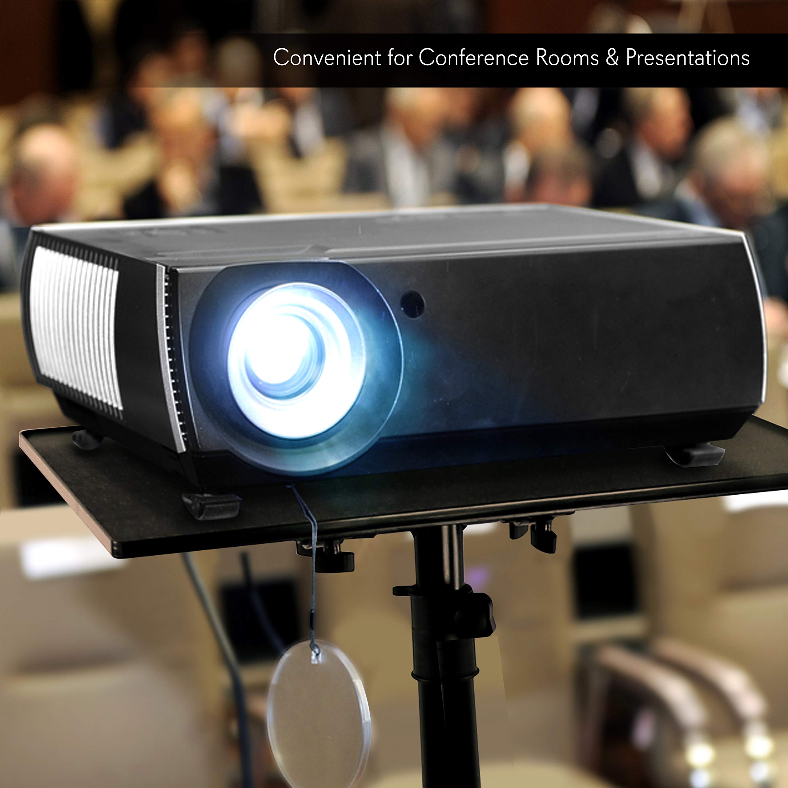 PYLEPRO Pro DJ Laptop, Projector Stand Computer DJ Equipment Studio