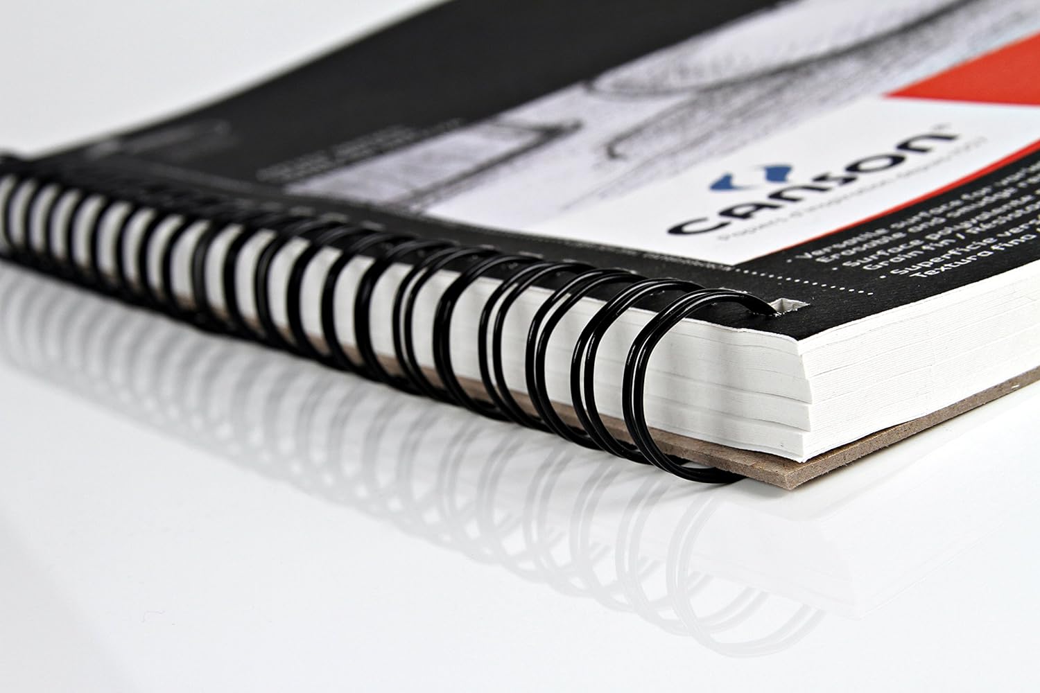 Canson Universal Sketch Pad, Side Wire Bound, 9" x 12", White: Office Products