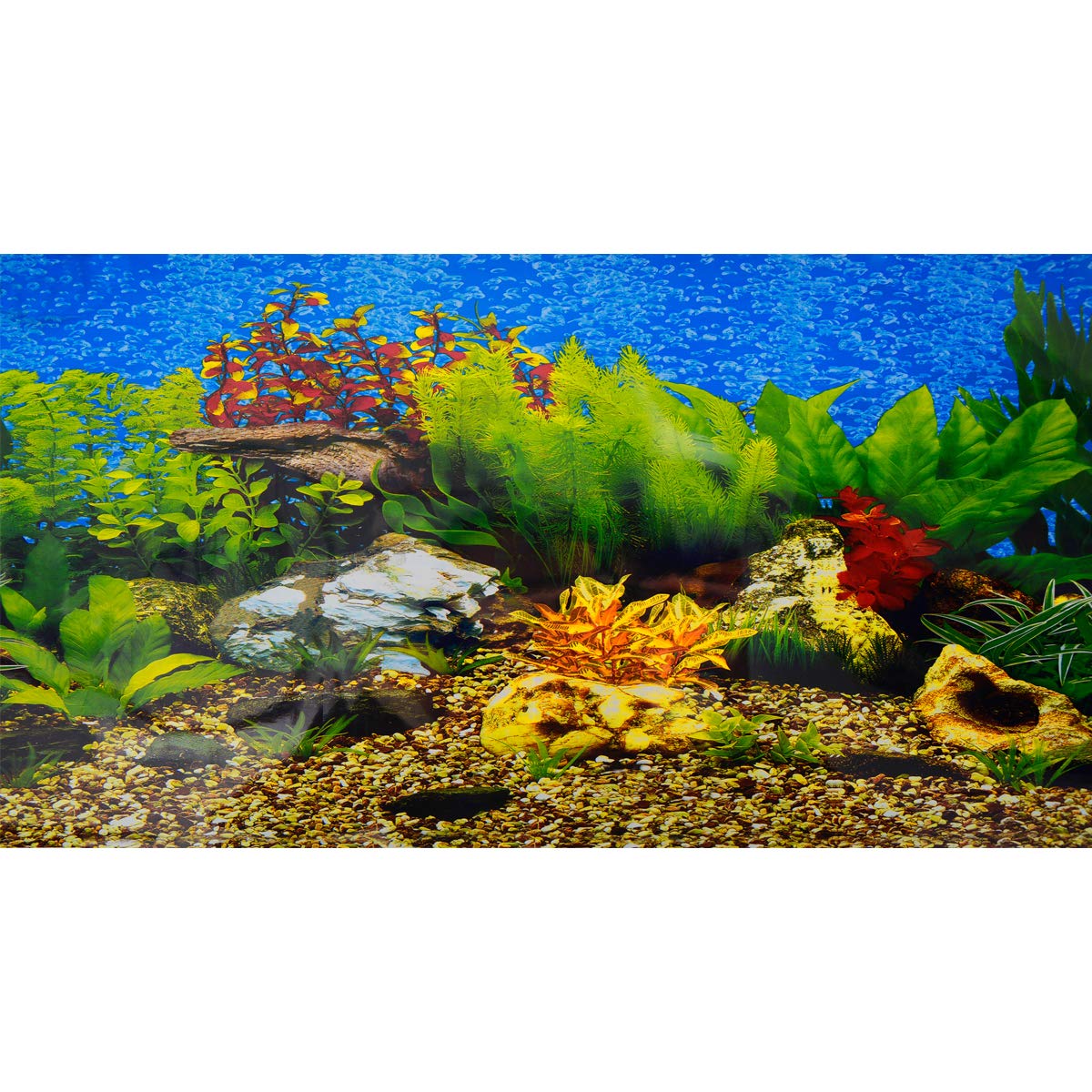 Aquarium Background Sticker 3d Double Sided Adhesive Wallpaper Fish Tank Decor Pictures Underwater Backdrop Image Decor