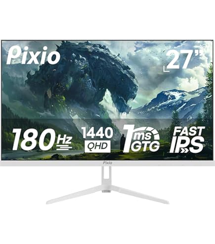 Pixio PX248 Wave White（2） Pixio PX248 Wave | 24 inch 1080p 200Hz 1ms (GTG) FAST IPS