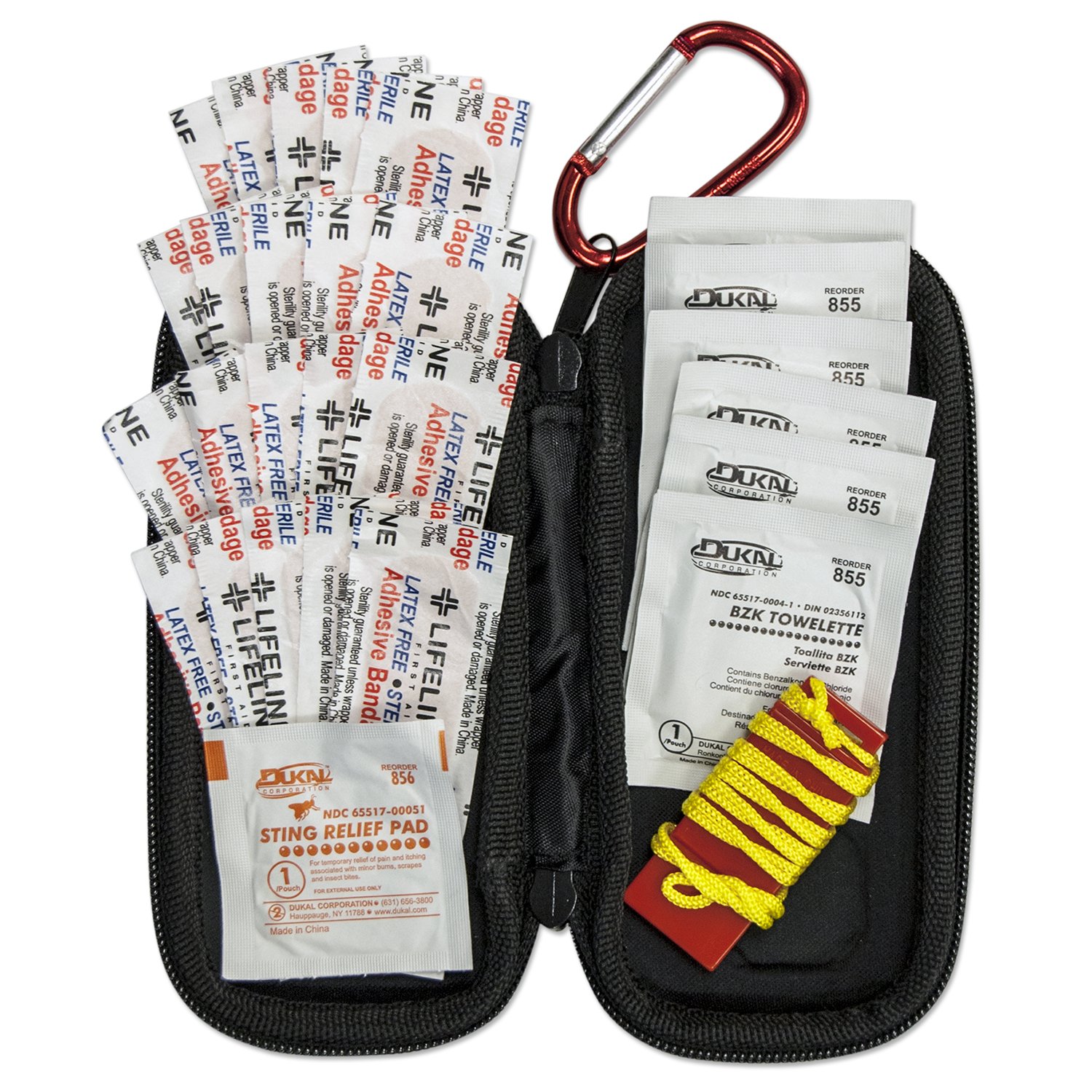 Lifeline 30 Piece First Aid Emergency Kit - Small and Compact Size - Ideal for camping, sporting events, hiking, cycling, car as well as home, school and office: Industrial & Scientific