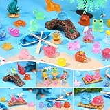 GSrenyu 50 Pcs Mini Resin Animals 50 Styles Tiny Figures view 3