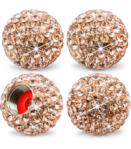 HEVLE Bling Tire Valve Caps – Sparkly, Durable & Easy To Install - View #8