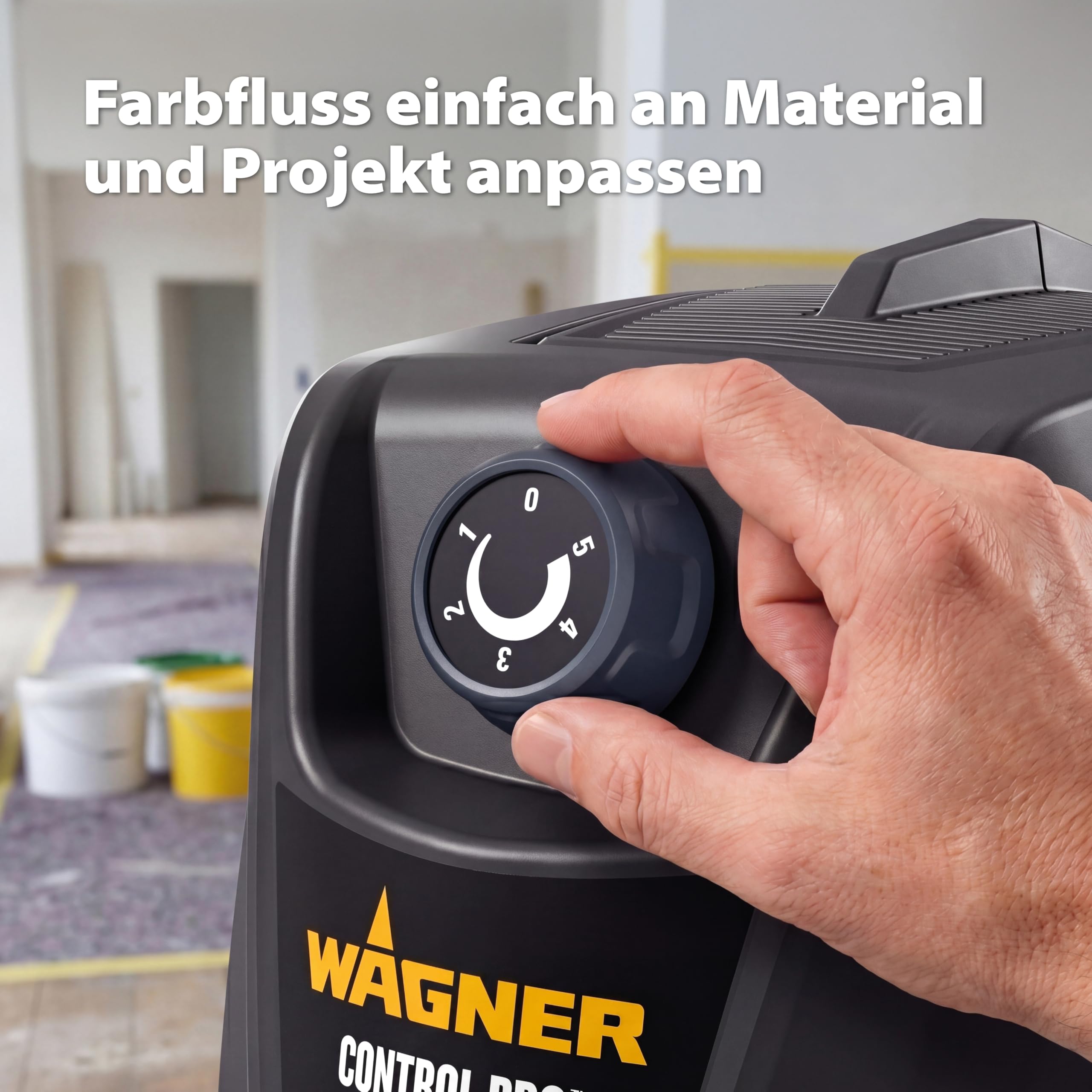 WAGNER Airless Farbsprühsystem Control Pro 350 R für Wandfarben, Latexfarben, Lacke & Lasuren, 15 m²-2 min, Druckregulierung, 110 bar, Schlauch 15 m 7