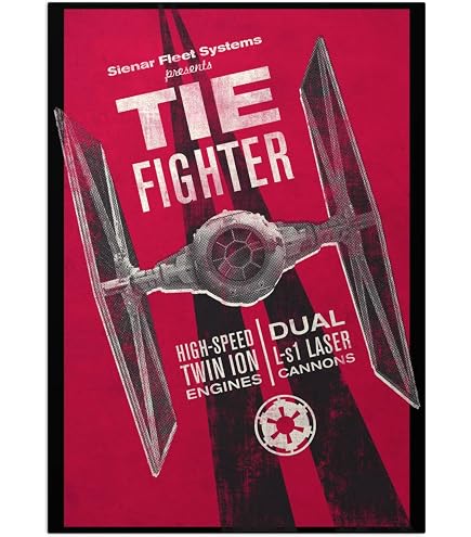 Affiche Métal Star Wars Displate - Propagande Flotte Impériale - 32x45 Cm, Montage Magnétique - Décoration Murale Premium