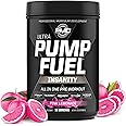 PMD Sports Ultra Pump Fuel Insanity - Pre Workout Drink Mix for Energy, Strength, Endurance, Recovery - Complex Carbohydrates and Amino Energy - Electric Pink Lemonade (30 Servings)