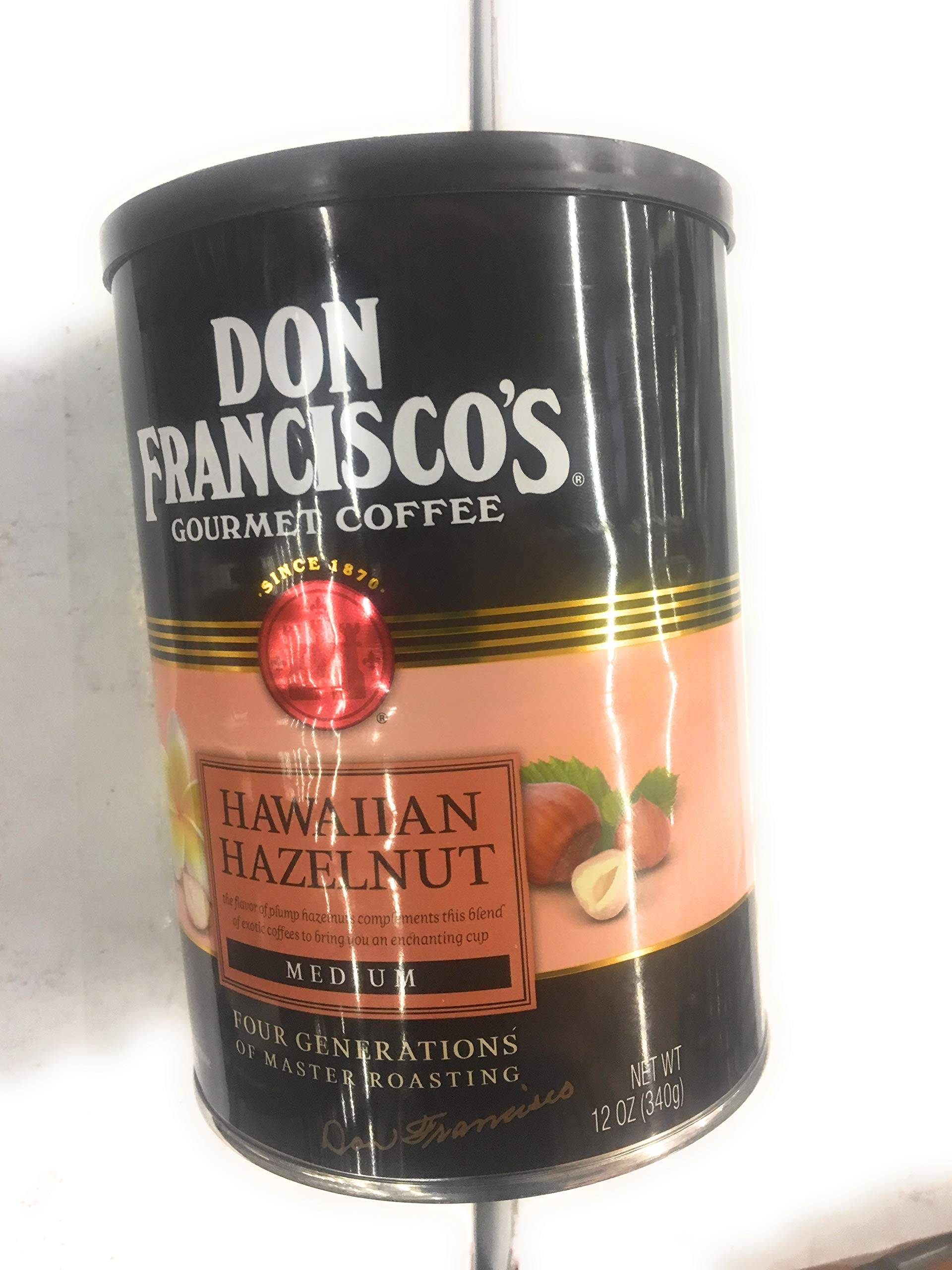 Photo 1 of Don Francisco's, Hawaiian Hazelnut Ground Coffee, 12oz Canister (Pack of 3)